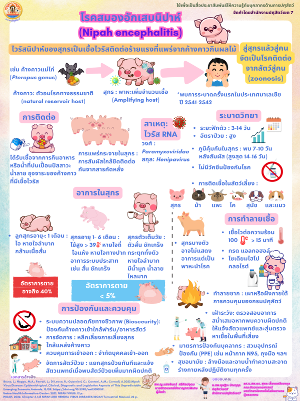 โรคสมองอักเสบนิปาห์  Nipah encephalitis