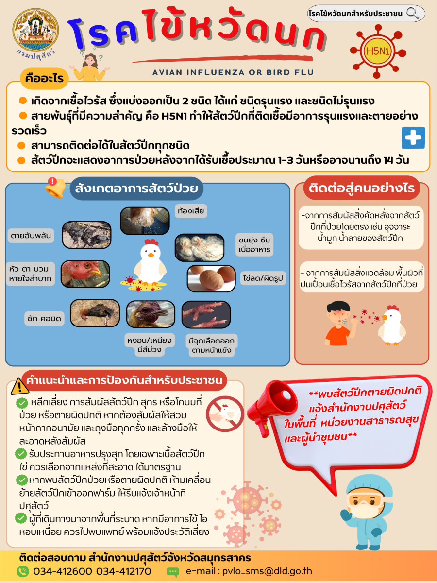 โรคไข้หวัดนกสำหรับประชาชน