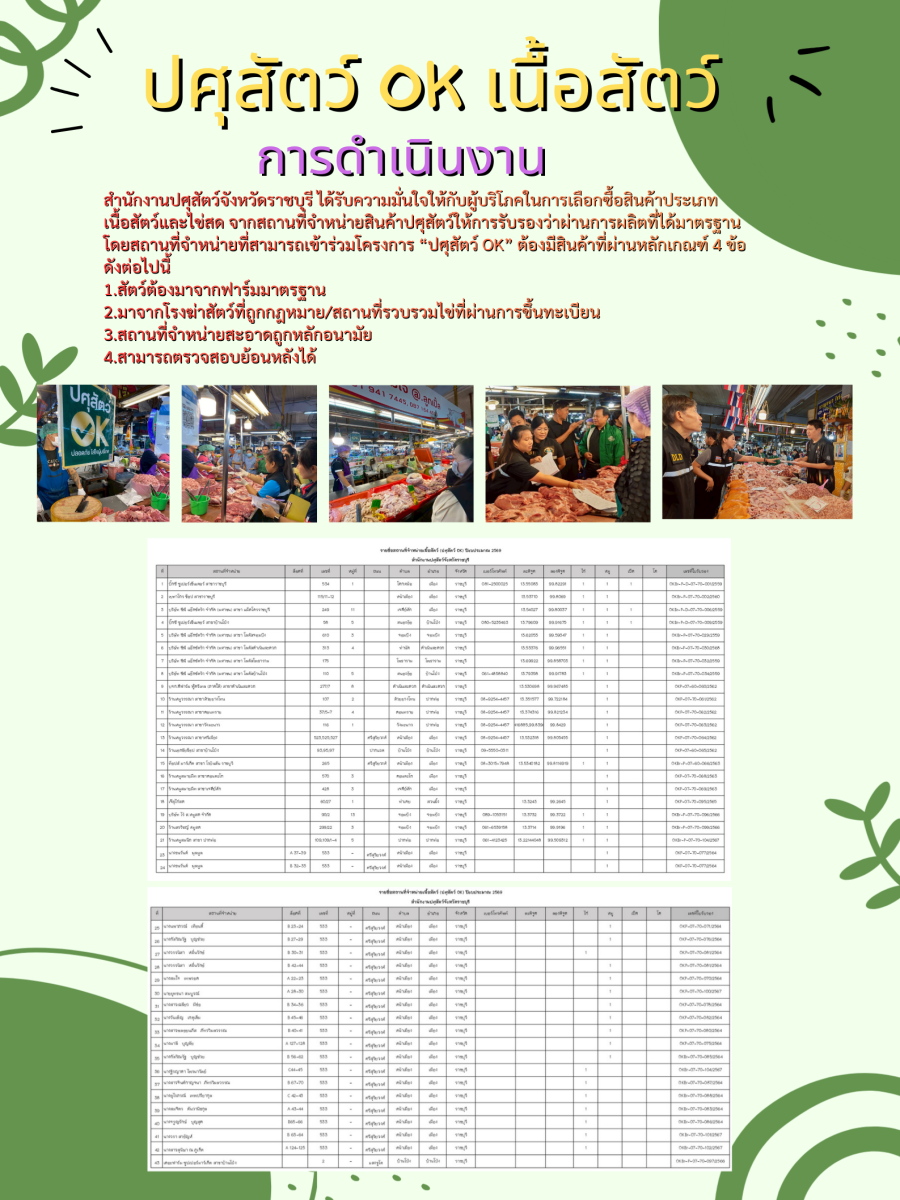 ปศุสัตว์ OK เนื้อสัตว์