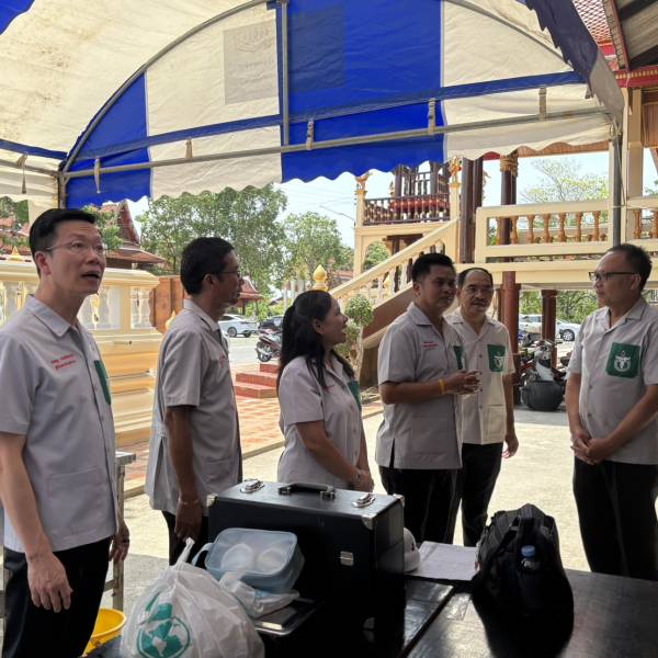 ปศุสัตว์เพชรบุรี จัดหน่วยสัตวแพทย์ร่วมกิจกรรม พอ.สว. ณ วัดดอนมะขามช้าง