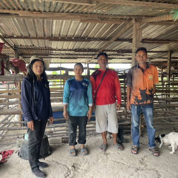 ปศุสัตว์อำเภอหนองหญ้าไซ ตรวจประเมินฟาร์มที่มีระบบการป้องกันโรคและการเลี้ยงสัตว์ที่เหมาะสม (GFM) ชนิดสัตว์แพะ ในพื้นที่ ต.ทัพหลวง
