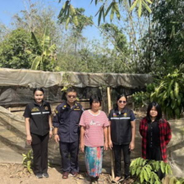 ปศุสัตว์จังหวัดกาญจนบุรีลงพื้นที่โครงการพัฒนาชุมชนในเขตรักษาพันธุ์สัตว์ป่าและอุทยานแห่งชาติ จังหวัดกาญจนบุรี