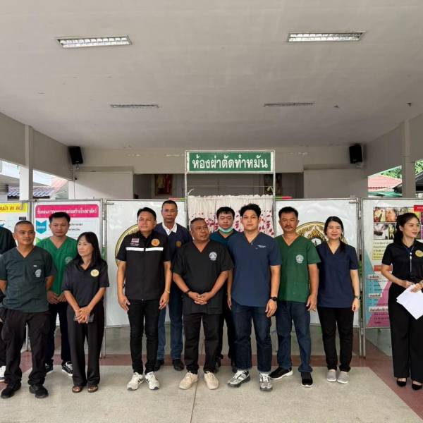 สำนักงานปศุสัตว์จังหวัดนครปฐม  โดยสำนักงานปศุสัตว์อำเภอบางเลน ดำเนินโครงการสัตว์ปลอดโรค คนโรคภัยจากโรคพิษสุนัขบ้าฯ ประจำปีงบประมาณ 2569