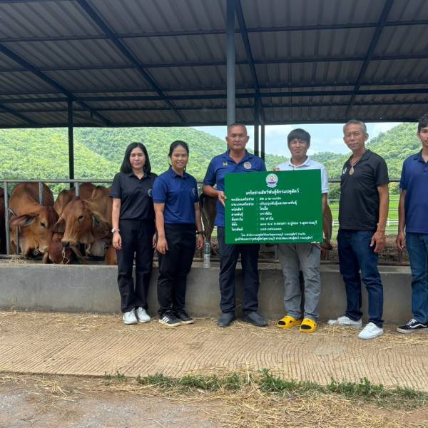 ปศุสัตว์สุพรรณฯ ตรวจติดตามฟาร์มเครือข่ายสัตว์พันธุ์ดีกรมปศุสัตว์ รอบที่ 2 ประจำปีงบประมาณ 2569