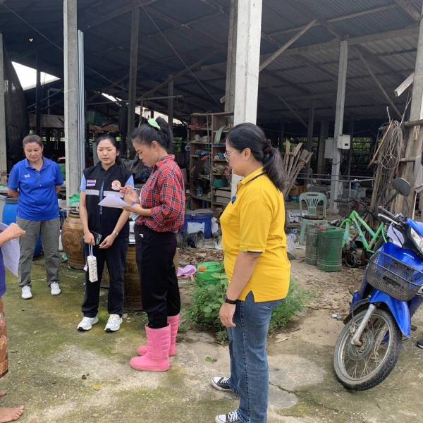 ปศุสัตว์จังหวัดราชบุรี ตรวจติดตามมาตรฐานฟาร์มสุกร