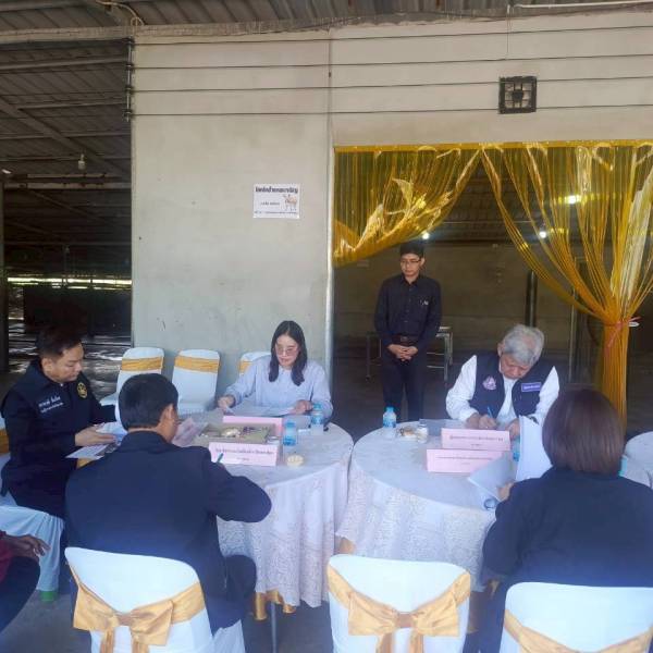 สำนักงานปศุสัตว์จังหวัดนครปฐม ตรวจสอบโรงฆ่าสัตว์ โรงพักสัตว์ เพื่อต่ออายุใบอนุญาตประกอบกิจการฆ่าสัตว์