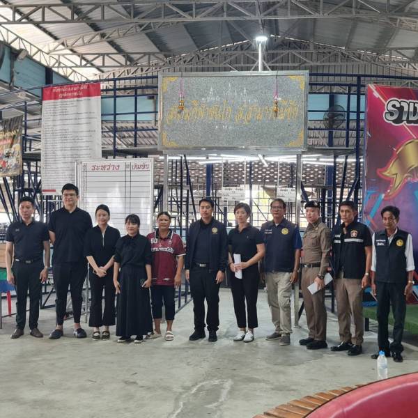 ปศุสัตว์จังหวัดสุพรรณบุรี ร่วมตรวจสถานที่เล่นชนไก่ ในพื้นที่ อ.บางปลาม้าและ อ.ศรีประจันต์ 