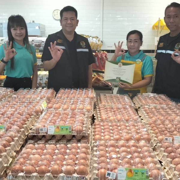 ปศุสัตว์อำเภออู่ทอง ตรวจติดตามสถานที่จำหน่ายเนื้อสัตว์และไข่สด (ปศุสัตว์ OK) 