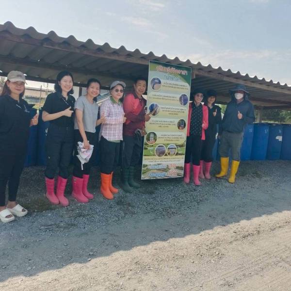 สำนักงานปศุสัตว์จังหวัดนครปฐม เก็บตัวอย่างน้ำเสียโครงการจ้างเหมาตรวจระบบบำบัดน้ำเสียฟาร์มสุกร ในพื้นที่ลุ่มแม่น้ำท่าจีน ประจำปีงบประมาณ 2569