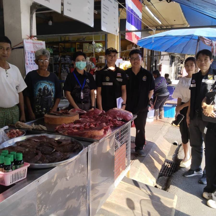 ปศุสัตว์เขต 7 ลุยตรวจตลาดเมืองเพชร การันตี เนื้อโคปลอม ผู้บริโภคอุ่นใจได้ 