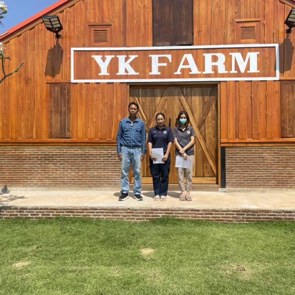 ปศุสัตว์อำเภออู่ทอง ตรวจประเมินฟาร์มที่มีระบบการป้องกันโรคและการเลี้ยงสัตว์ที่เหมาะสม (GFM) ชนิดไก่พื้นเมืองและสุกร 