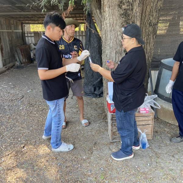 ปศุสัตว์อำเภอสามชุก ดำเนินการโครงการรับรองสถานที่เลี้ยงสัตว์ปีกพื้นเมืองหรือไก่ชนป้องกันโรค ปีงบประมาณ 2569 ในพื้นที่ ต.บ้านสระ และ ต.วังลึก