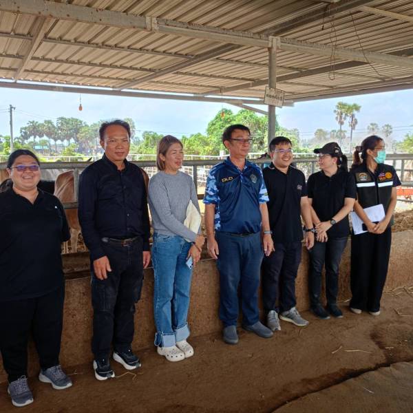 ปศุสัตว์เพชรบุรี ลงพื้นที่ตรวจรับรองสถานกักกันสัตว์เอกชนเพื่อการส่งออกนอกราชอาณาจักร 